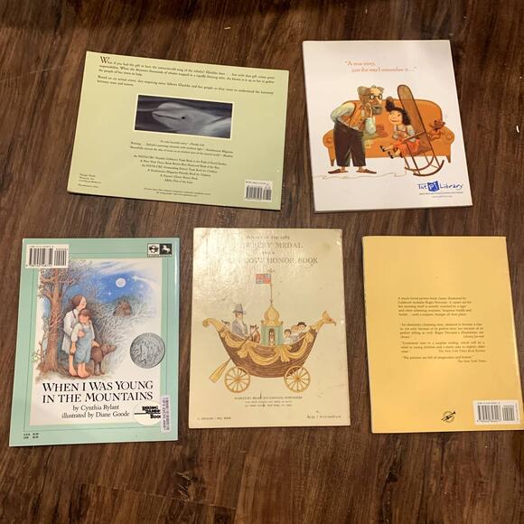 5 Children's Picture Books Stories Poems Caldecott Honor Paperbacks - Picture 3 of 4
